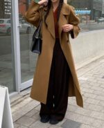 属于冬天的焦糖色 纯手工制作 90羊毛10羊绒