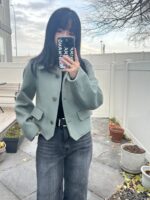 高级感短款大衣 羊毛90羊绒10