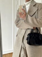 长款大衣 纯手工制作 100%绵羊毛