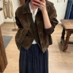 美拉德复古丝绒夹克外套