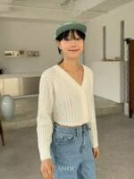 短款气质姐姐的针织开衫 太温柔了