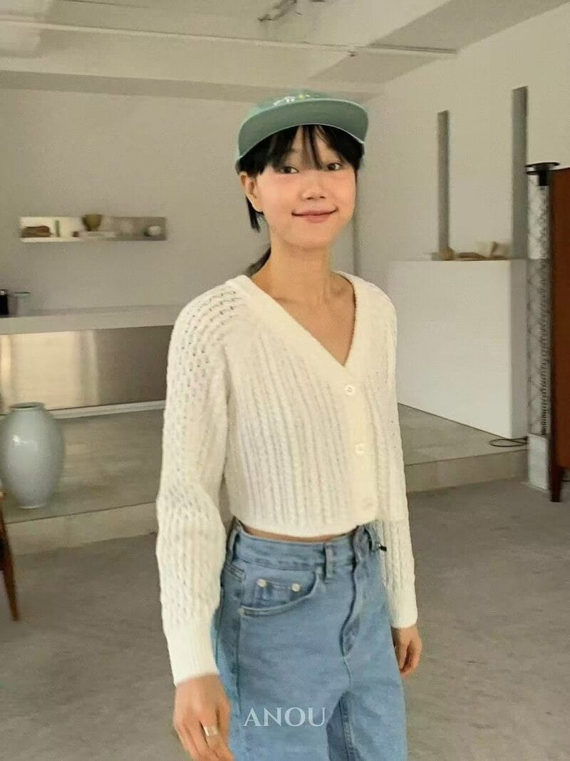 短款气质姐姐的针织开衫 太温柔了