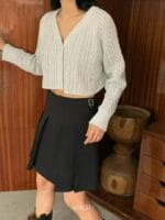 短款气质姐姐的针织开衫 太温柔了