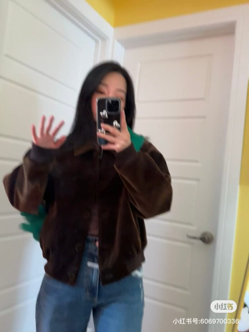 美拉德复古丝绒夹克外套