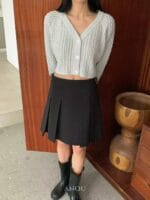 短款气质姐姐的针织开衫 太温柔了