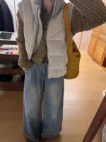 重磅!鹅绒马甲超级保暖 外层羊毛针织