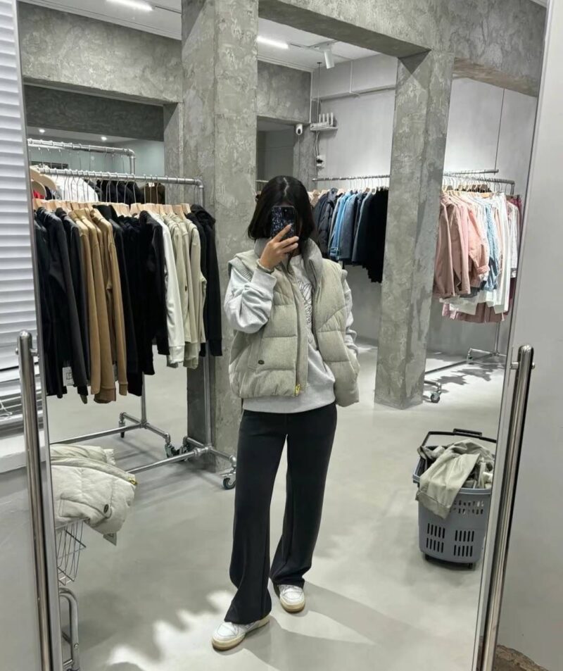 重磅!鹅绒马甲超级保暖 外层羊毛针织