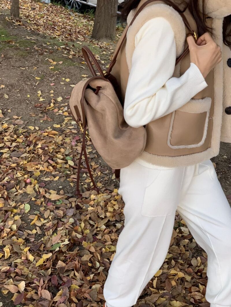 冬日必备两面马甲！可可爱爱 羊毛10%