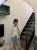 慵懒感两穿衬衫 垂坠感超好