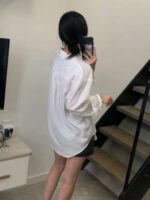 慵懒感两穿衬衫 垂坠感超好