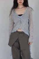 超火爆的冰丝针织防晒衣 非常显瘦