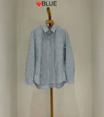 修身款条纹衬衫 通勤必备