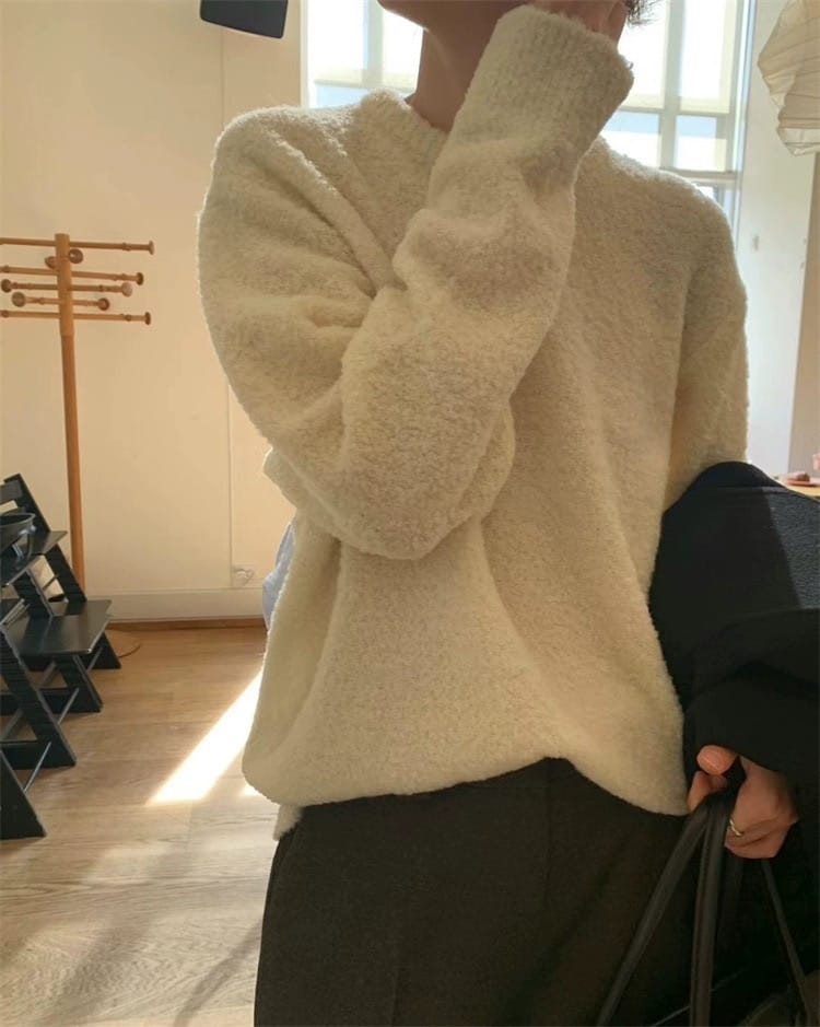 羊毛线圈毛衣软软糯糯 羊毛12%