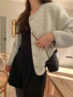 洋气奥利奥小香风 羊毛60%羊驼毛20%