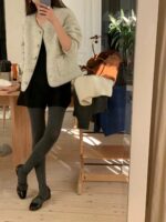 洋气奥利奥小香风 羊毛60%羊驼毛20%