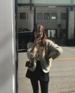 洋气奥利奥小香风 羊毛60%羊驼毛20%