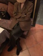 美拉德英伦风复古格子外套 羊毛50%