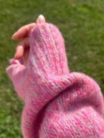 实物会更美的混织毛衣 马海毛100% 两个颜色