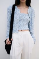 绝美棉混纺针织小香风