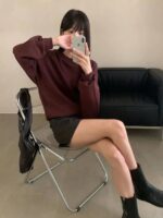 百搭基础款圆领卫衣