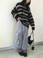 复古配色绝美毛衣 氛围感的神 羊羔毛43%