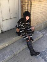 复古配色绝美毛衣 氛围感的神 羊羔毛43%