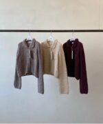 小个子可以穿的线圈开衫 羊毛80%