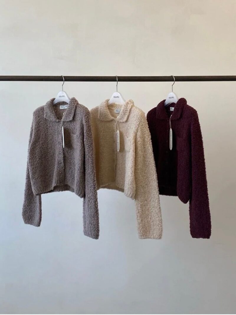 小个子可以穿的线圈开衫 羊毛80%