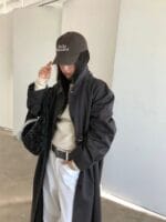 高个子必备的超飒风衣 太酷啦