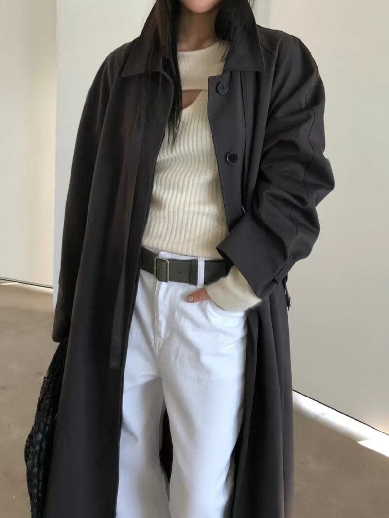 高个子必备的超飒风衣 太酷啦