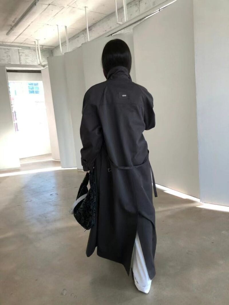 高个子必备的超飒风衣 太酷啦