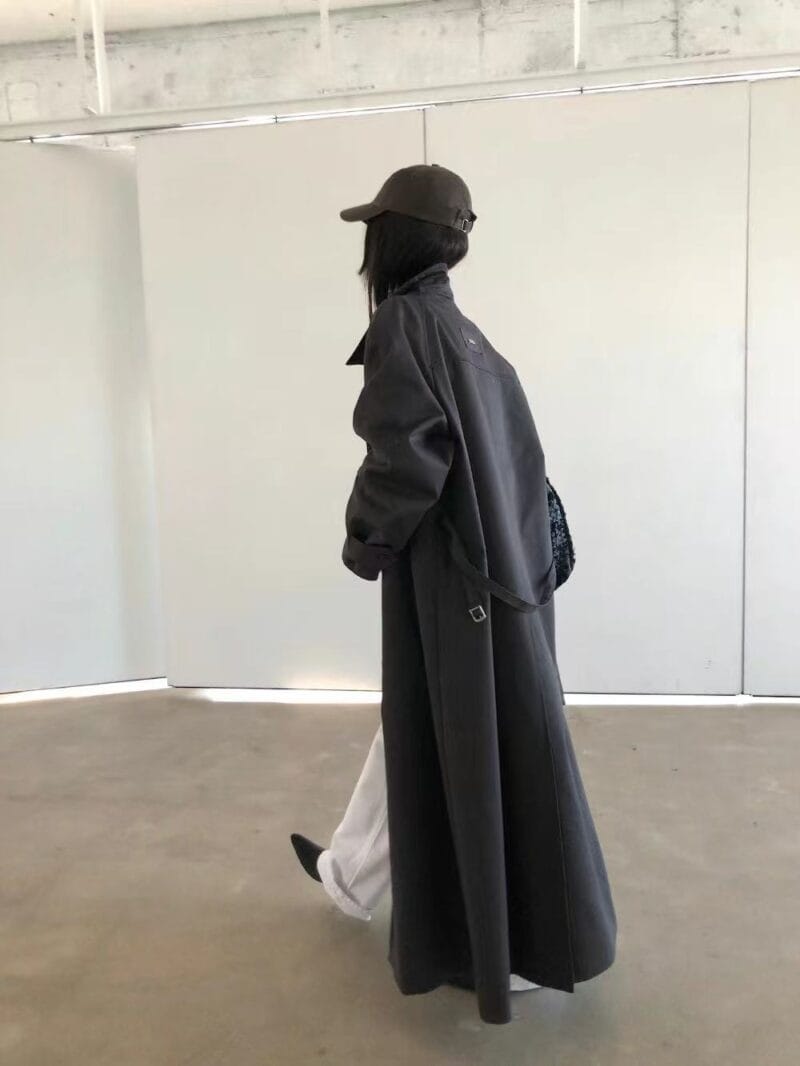 高个子必备的超飒风衣 太酷啦