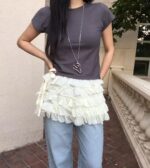 纯手工缝制蛋糕芭蕾裙 叠穿神器