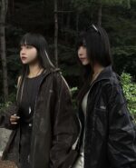 Newjeans 同款复古亮面风衣 [咖色]