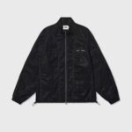 Newjeans 同款复古亮面风衣 [黑色]