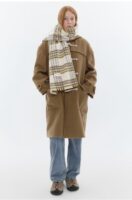 复古马卡龙格子大围巾