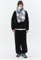 复古马卡龙格子大围巾