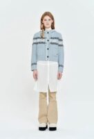 baby蓝费尔岛兔兔连帽开衫