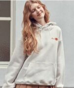 A Stray Cat刺绣连帽加绒卫衣