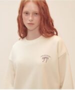 Love Chu Bear蝴蝶结刺绣加绒卫衣