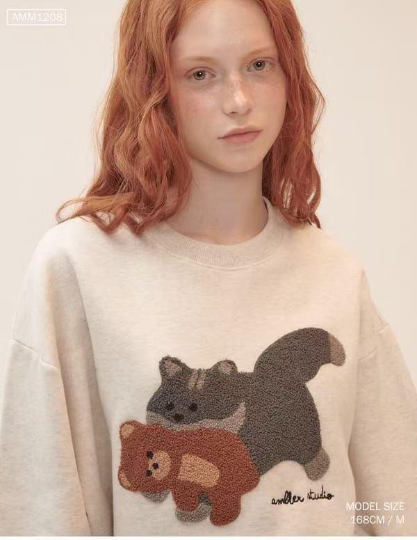 Cat Biting Litter 爆款加绒卫衣