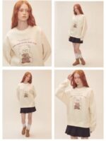 Love Life Bear 爆款刺绣加绒卫衣