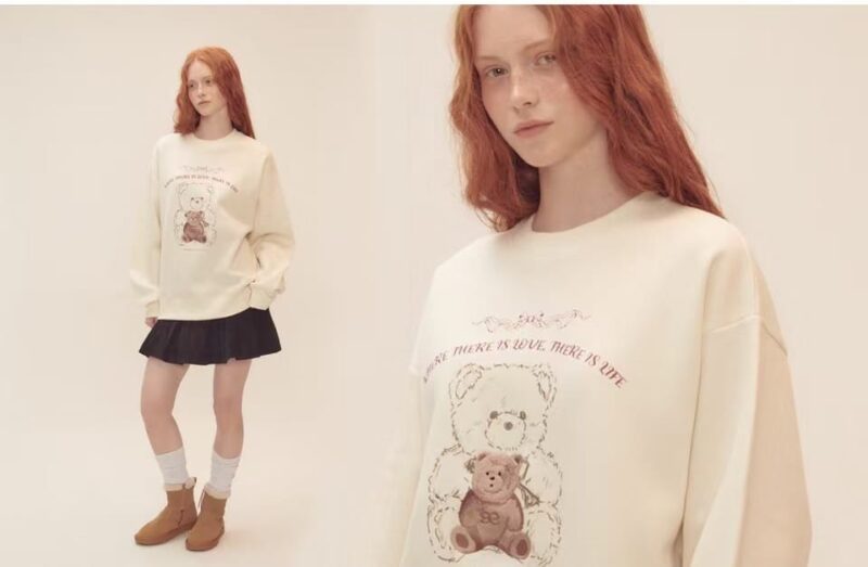 Love Life Bear 爆款刺绣加绒卫衣