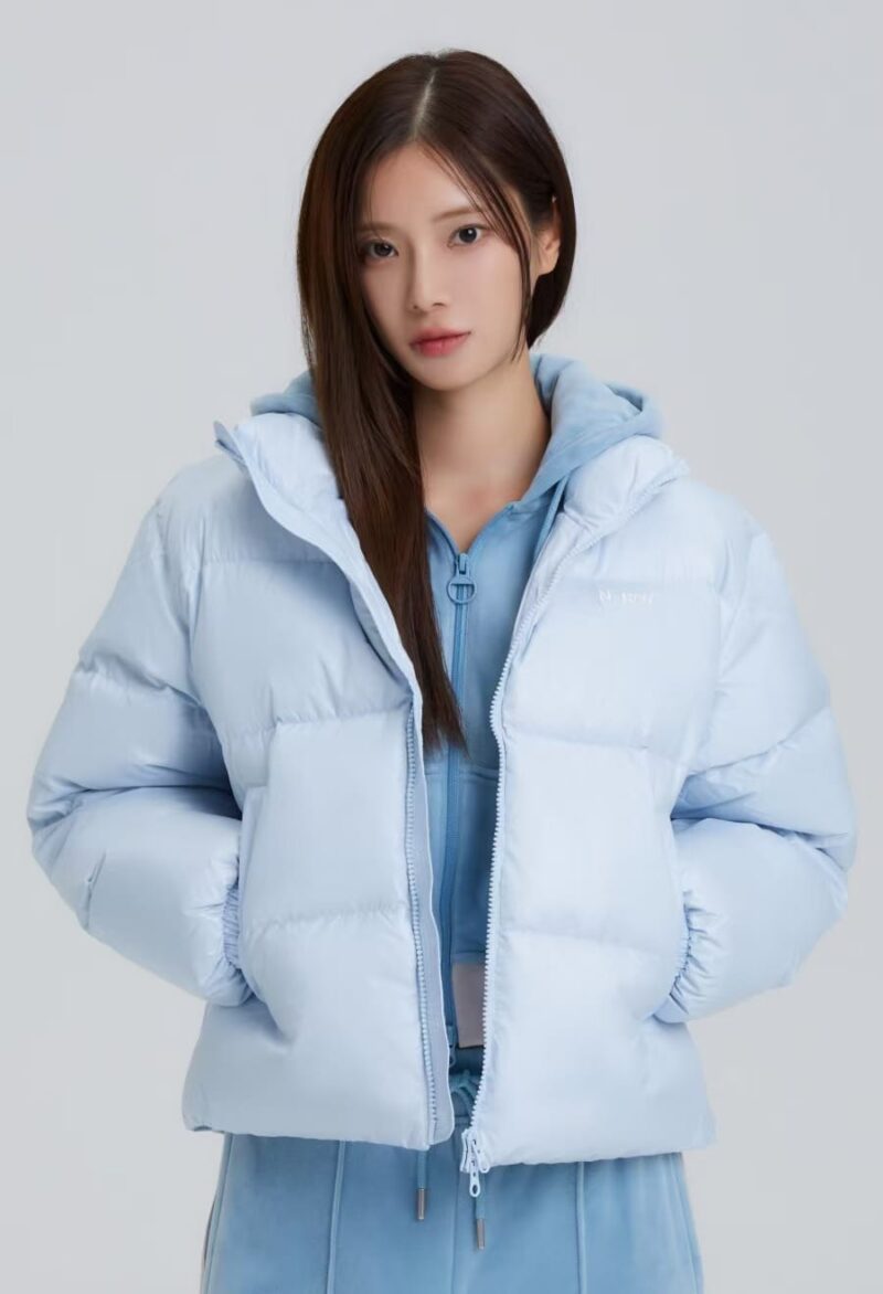 『北美独家折扣』冰激凌蓝短款羽绒服