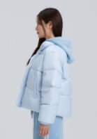 『北美独家折扣』冰激凌蓝短款羽绒服