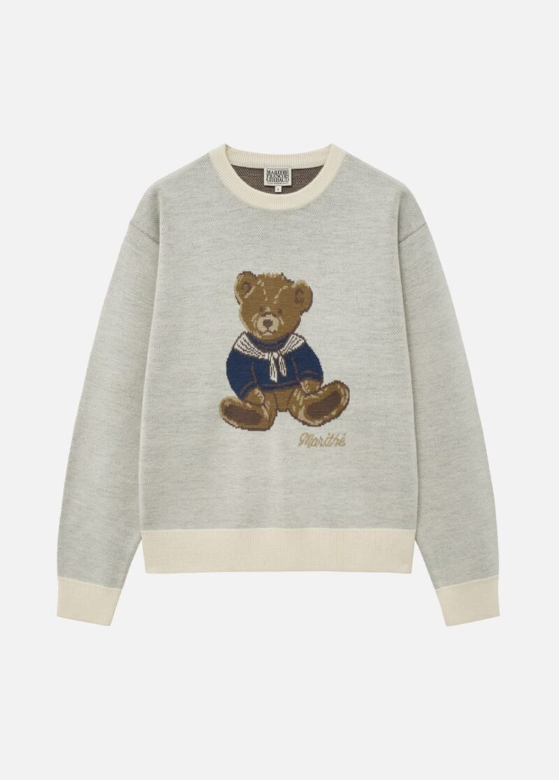 韩国ins大爆款 温柔又可爱的小熊毛衣