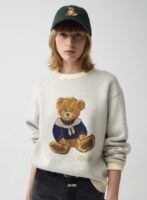 韩国ins大爆款 温柔又可爱的小熊毛衣