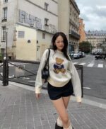 韩国ins大爆款 温柔又可爱的小熊毛衣