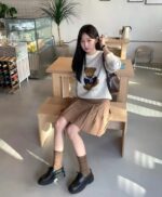 韩国ins大爆款 温柔又可爱的小熊毛衣