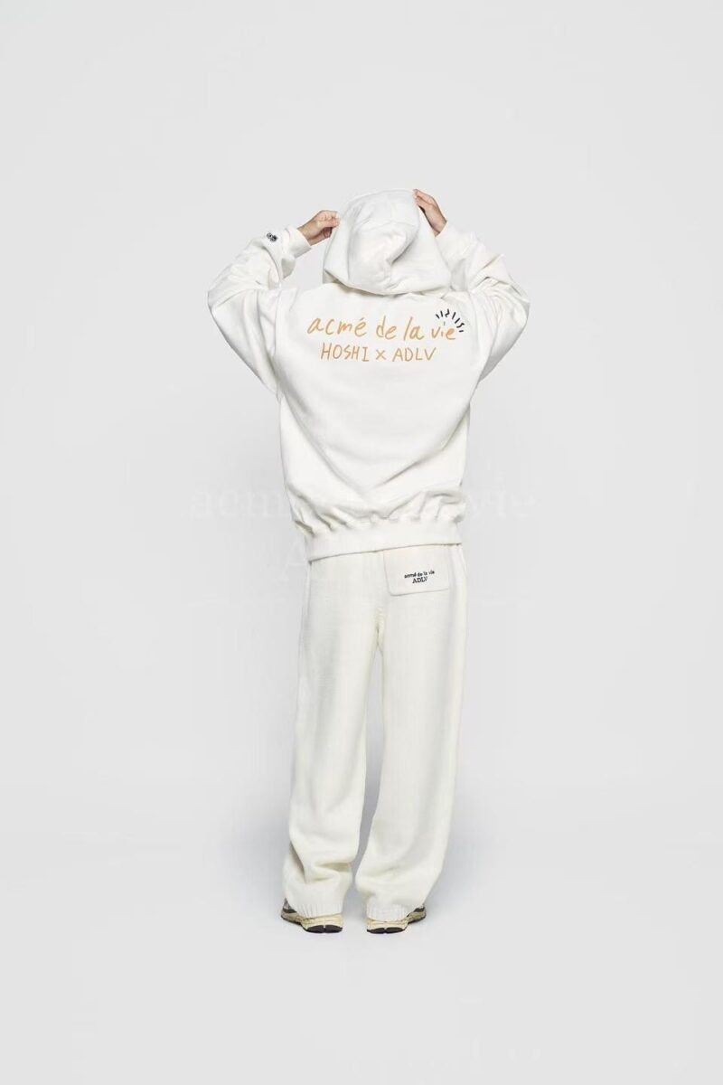 HOSHI x ADLV 虎子参与设计的卫衣男女同款 白色